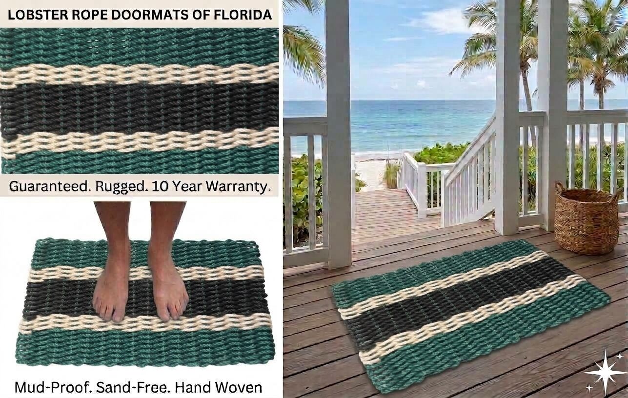 Lobster Rope Doormats of Florida #816