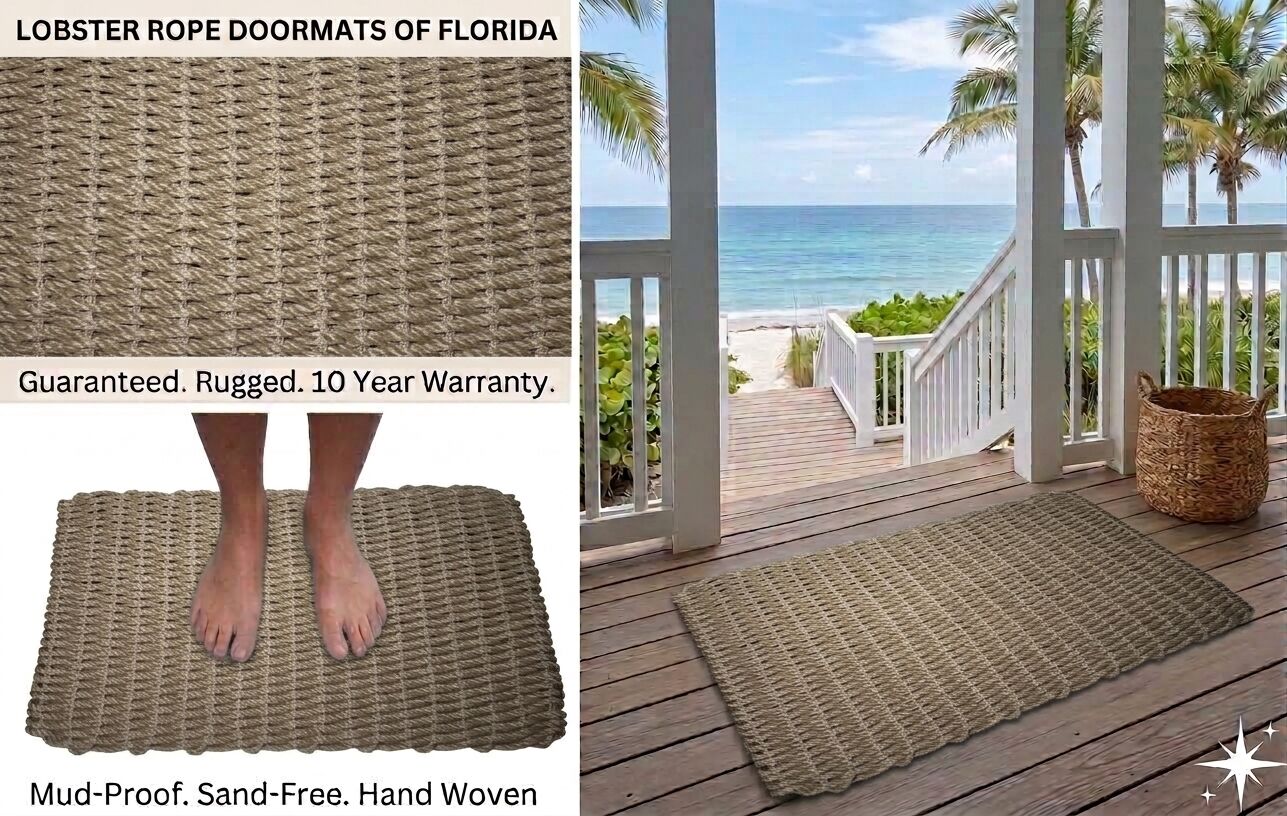 Brown Lobster Rope Doormat