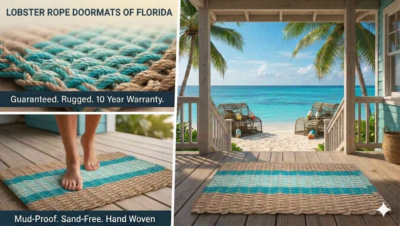 Lobster Rope Doormats of Florida
