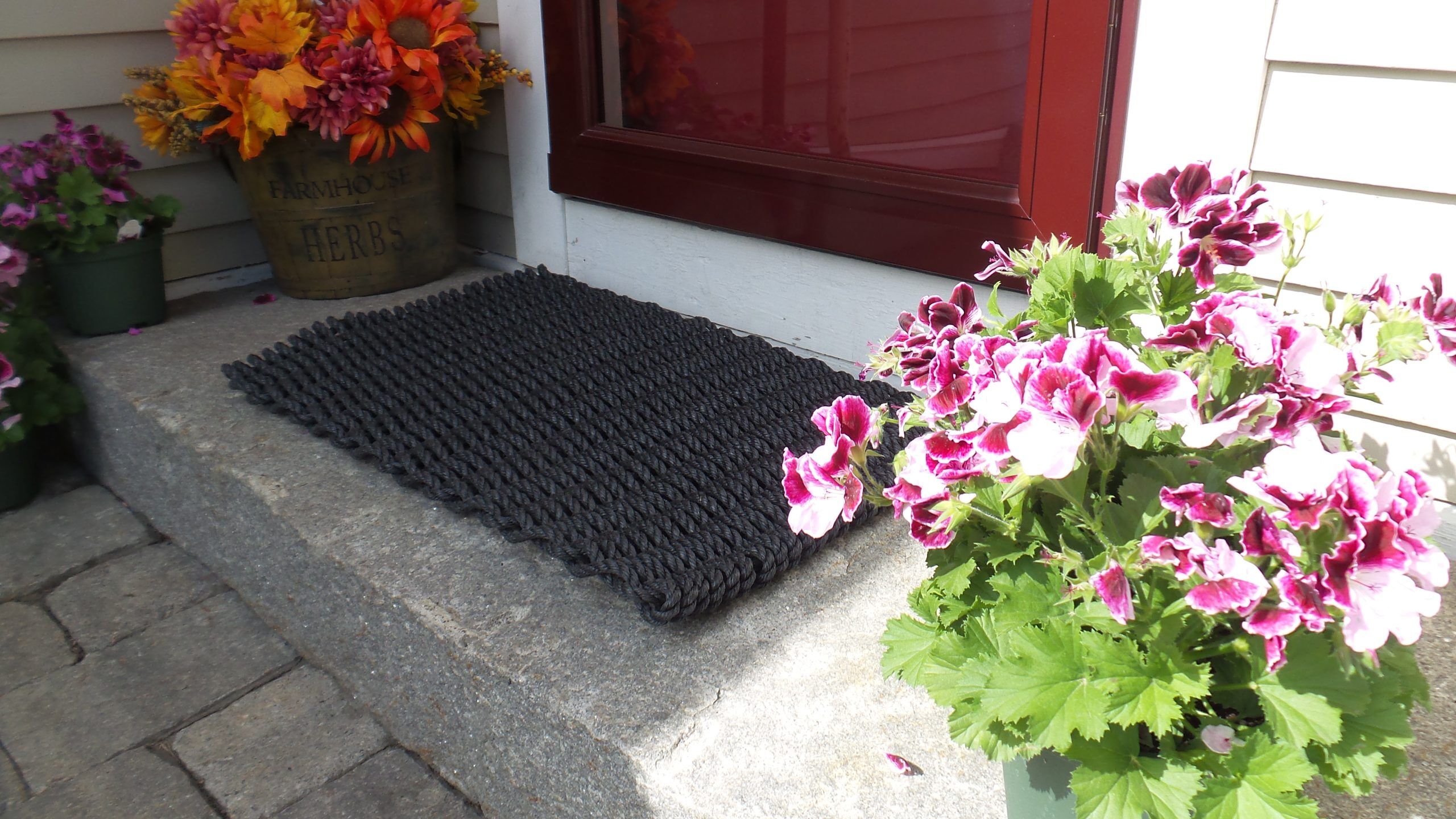 Lobster Rope Doormats of Florida Black