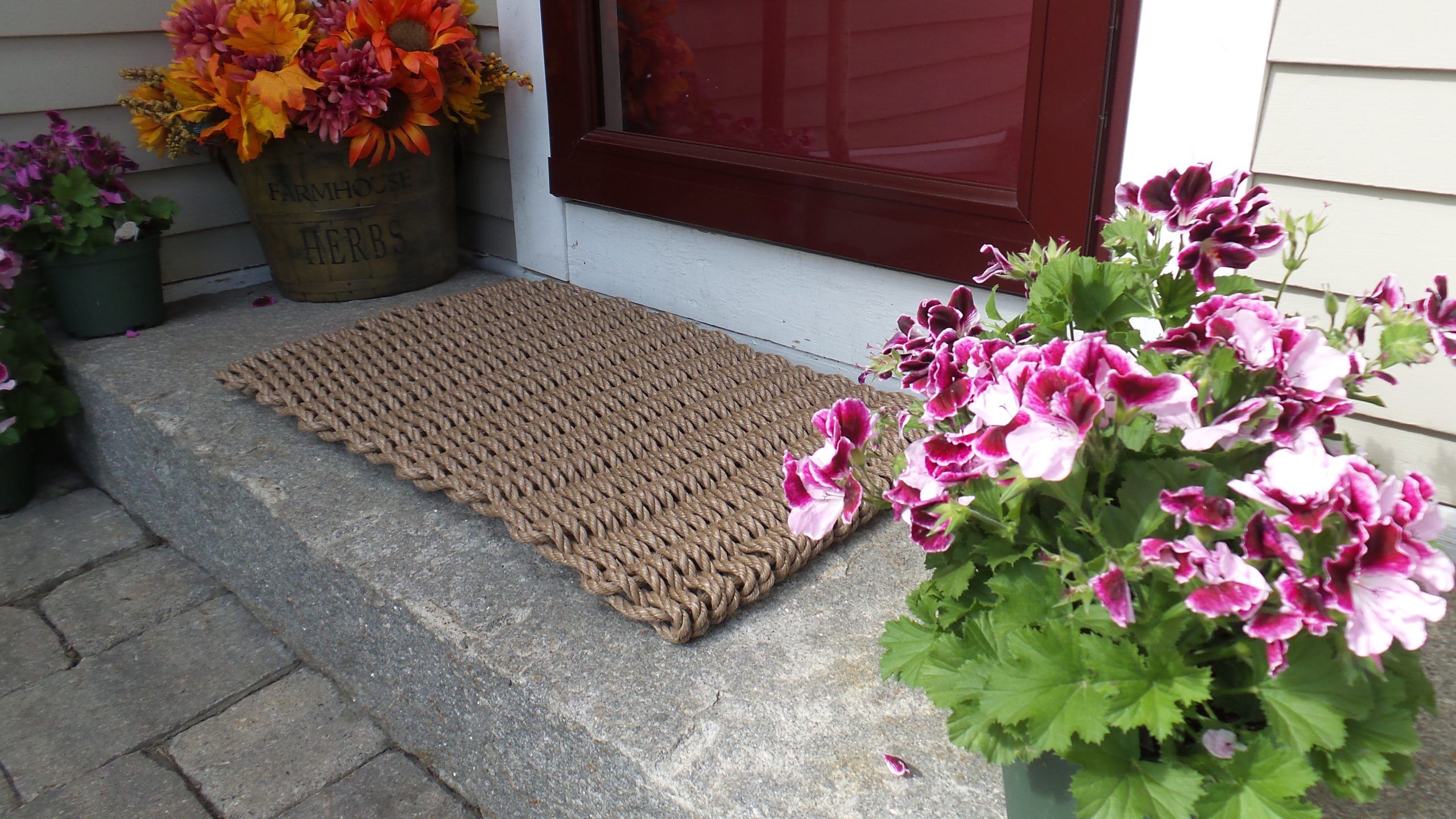 Brown Lobster Rope Doormat